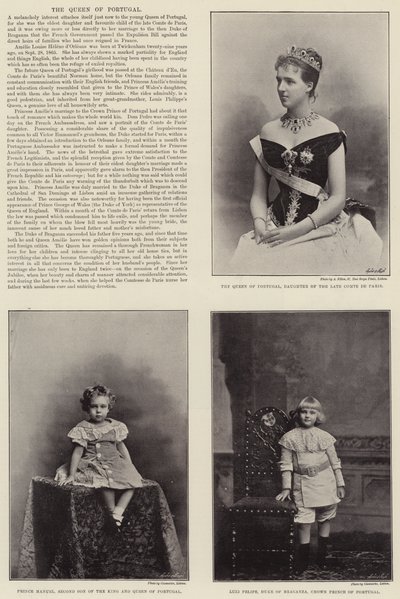De koningin van Portugal door English Photographer