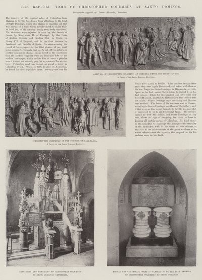 Het vermeende graf van Christopher Columbus in Santo Domingo door English Photographer