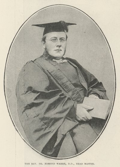 De Eerwaarde Dr. Edmond Warre, Hoofdmeester door English Photographer