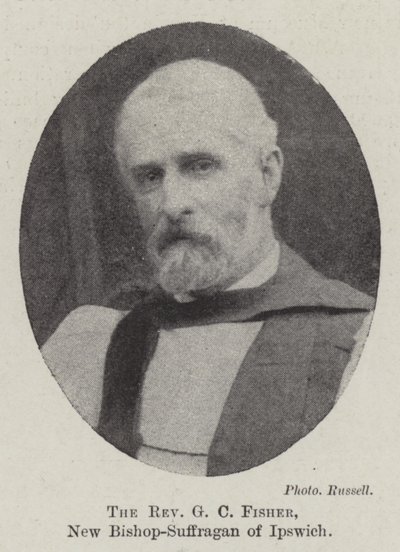 De eerwaarde G C Fisher, nieuwe suffragaanbisschop van Ipswich door English Photographer