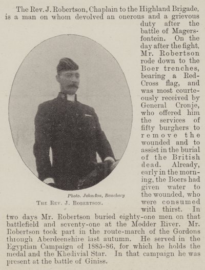 Dominee J Robertson door English Photographer