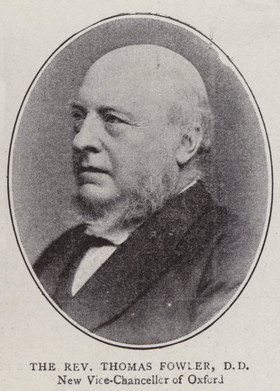 De eerwaarde Thomas Fowler, DD door English Photographer