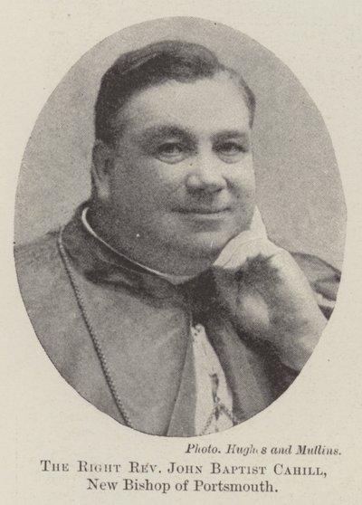 De Zeer Eerwaarde John Baptist Cahill, Nieuwe Bisschop van Portsmouth door English Photographer