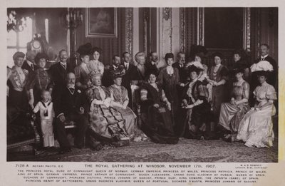 De Koninklijke Bijeenkomst in Windsor, 17 november 1907 door English Photographer