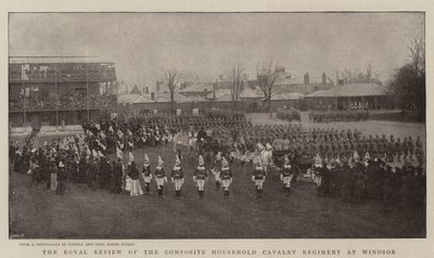 De Koninklijke Review van het Samengestelde Huishoudelijke Cavalerie Regiment in Windsor door English Photographer