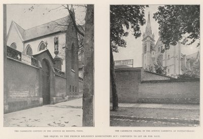 Het gevolg van de Franse wet op religieuze verenigingen, kloosters te huur of te koop door English Photographer