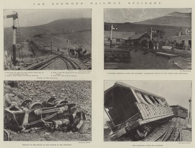Het Snowdon-spoorwegongeluk door English Photographer