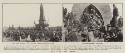De Transvaal-crisis door English Photographer