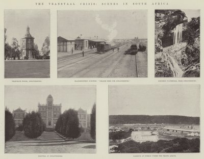 De Transvaal-crisis, scènes in Zuid-Afrika door English Photographer