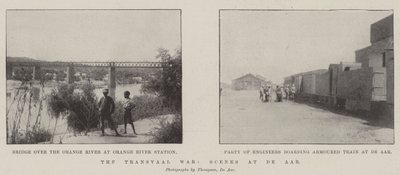De Transvaaloorlog, scènes in De Aar door English Photographer