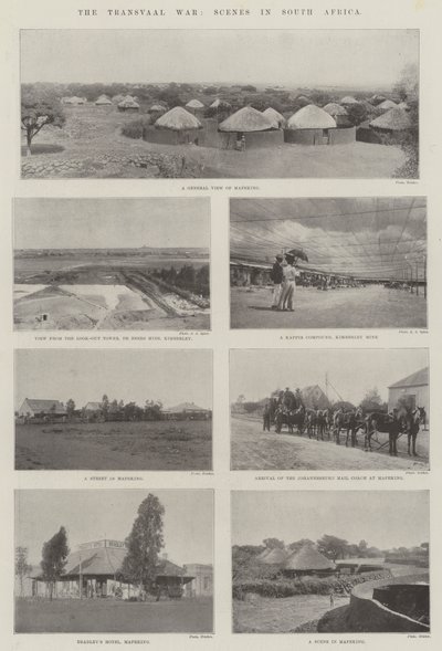 De Transvaal Oorlog, scènes in Zuid-Afrika door English Photographer