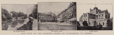 Het bezoek van prinses Henry van Battenberg aan Romsey door English Photographer