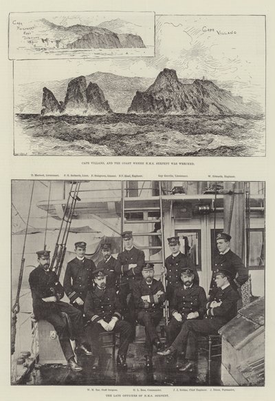 Het wrak van HMS Serpent door English Photographer