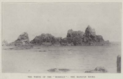 Het wrak van de Mohegan, de Manacle Rocks door English Photographer
