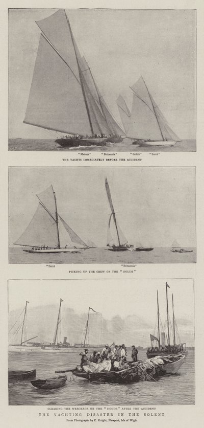 De zeilramp in de Solent door English Photographer