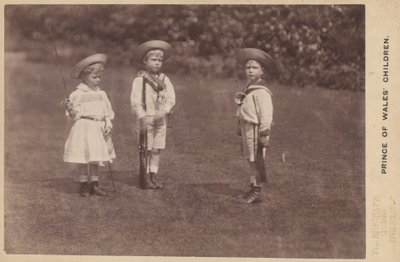De kinderen van Edward, Prins van Wales door English Photographer
