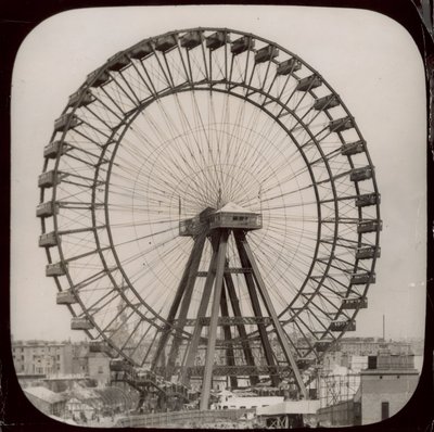 Het grote wiel bij Earls Court, Londen door English Photographer
