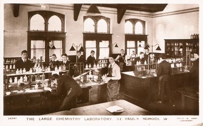 Het grote chemielaboratorium van St Paul