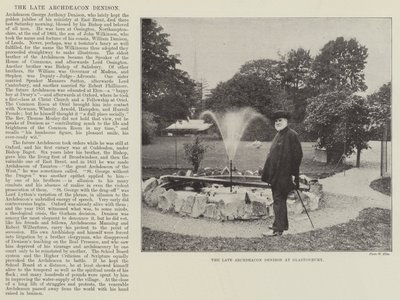 De overleden aartsdiaken Denison in Glastonbury door English Photographer