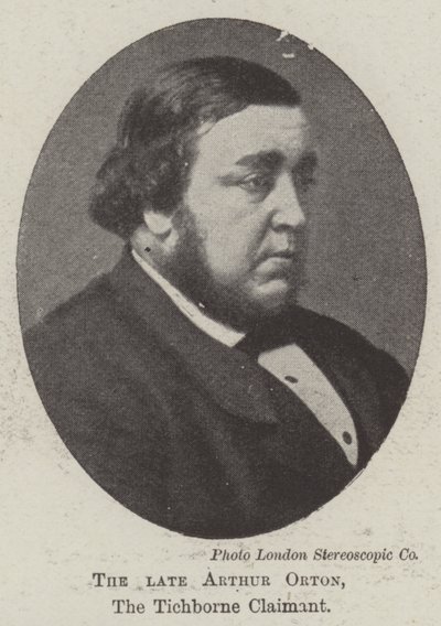 Wijlen Arthur Orton, de Tichborne Aanspraakmaker door English Photographer