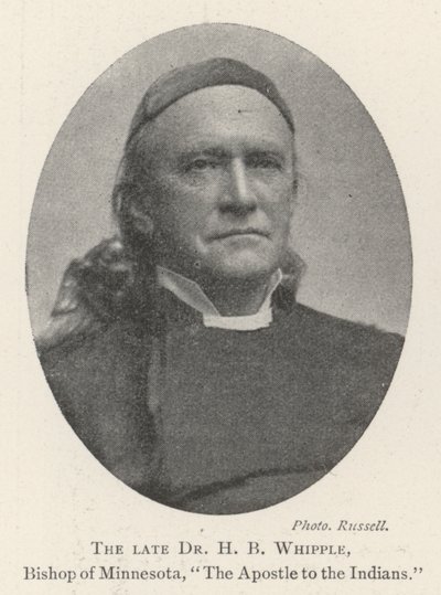 De overleden Dr. H B Whipple, bisschop van Minnesota, de apostel voor de Indianen door English Photographer