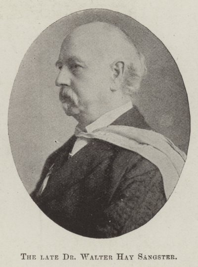 Wijlen Dr. Walter Hay Sangster door English Photographer