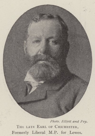 De overleden Graaf van Chichester, voormalig Liberaal Parlementslid voor Lewes door English Photographer