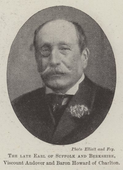 Wijlen Graaf van Suffolk en Berkshire, Burggraaf Andover en Baron Howard van Charlton door English Photographer