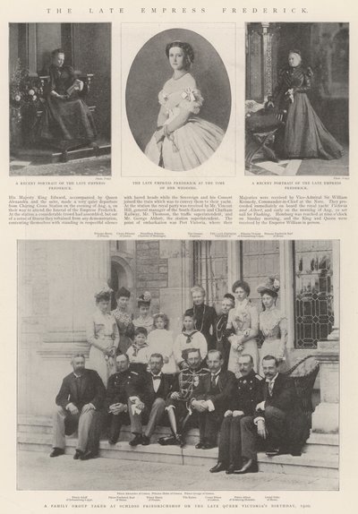 De overleden Keizerin Frederick door English Photographer