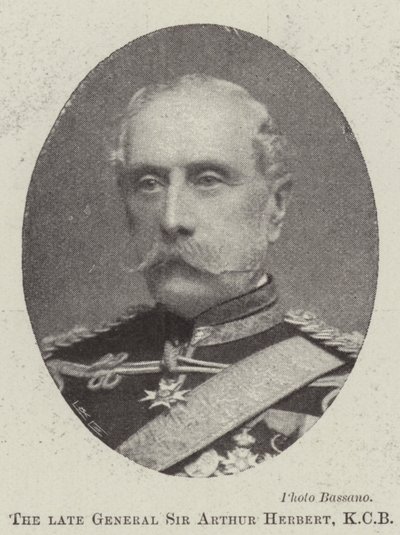 De wijlen generaal Sir Arthur Herbert, KCB door English Photographer