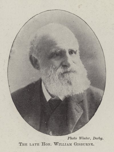 Wijlen de eerwaarde William Gisburne door English Photographer