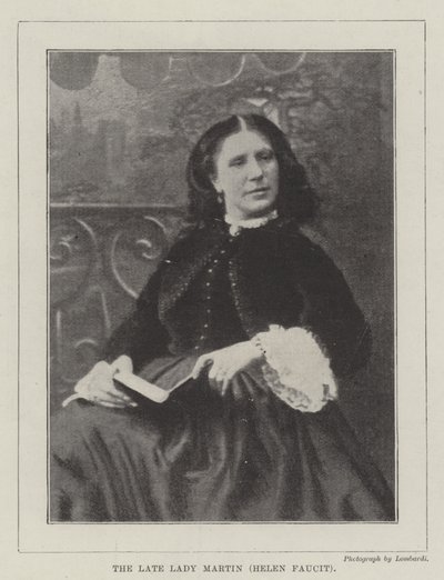 De wijlen Lady Martin (Helen Faucit) door English Photographer