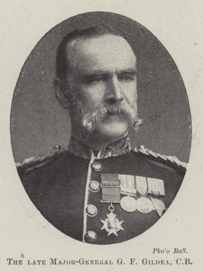 De overleden generaal-majoor G F Gildea, CB door English Photographer