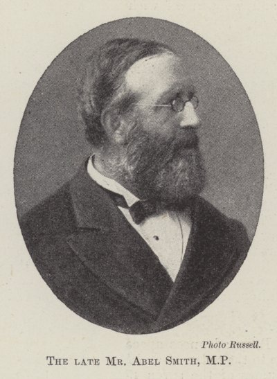 De overleden meneer Abel Smith, parlementslid door English Photographer