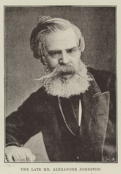 De overleden heer Alexander Johnston door English Photographer