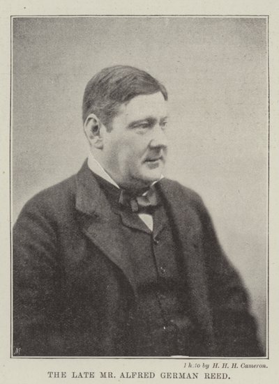 De overleden Mr Alfred German Reed door English Photographer