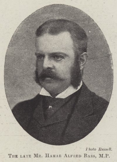 Wijlen Mr Hamar Alfred Bass, MP door English Photographer