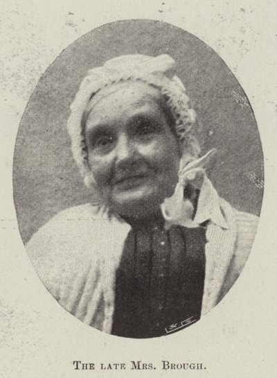De wijlen mevrouw Brough door English Photographer