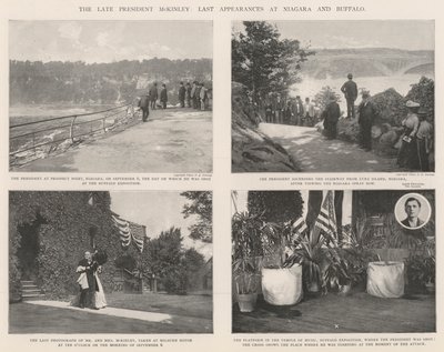 De overleden President McKinley, Laatste Verschijningen bij Niagara en Buffalo door English Photographer