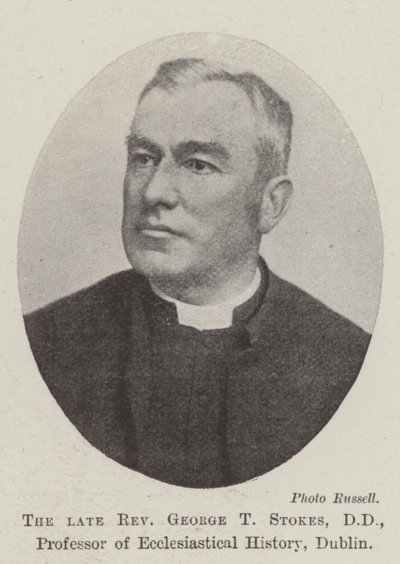 Wijlen De Eerwaarde George T Stokes, DD, Professor van Kerkgeschiedenis, Dublin door English Photographer