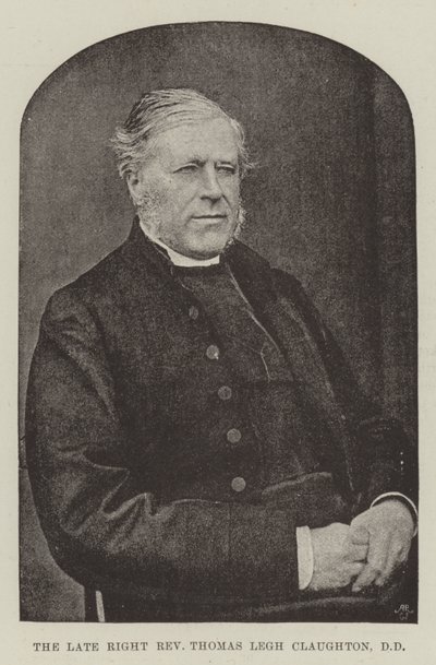 De overleden Rechtse Eerwaarde Thomas Legh Claughton, DD door English Photographer