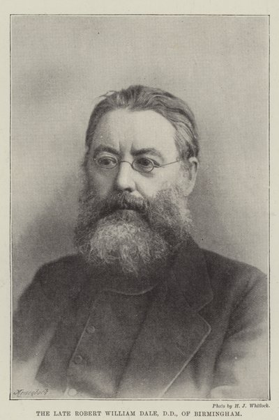 De overleden Robert William Dale, DD, van Birmingham door English Photographer