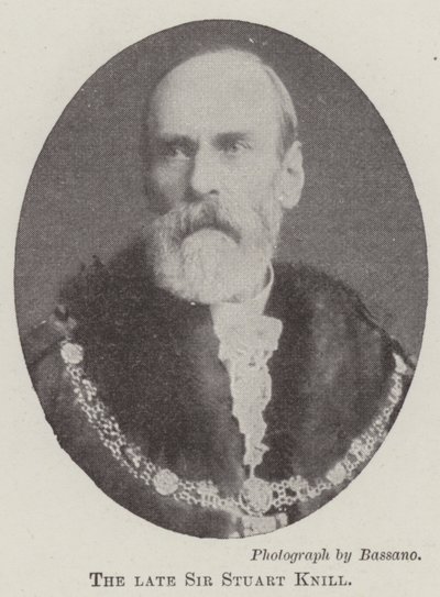 De overleden Sir Stuart Knill door English Photographer