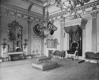 Troonzaal in Dublin Kasteel door English Photographer