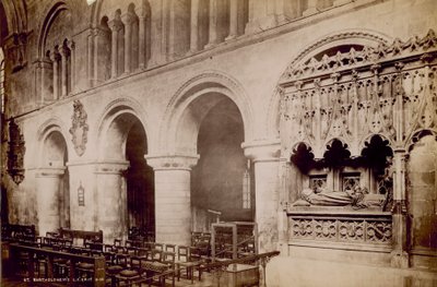 Graf van Prior Rahere, oprichter van St Bartholomeus Ziekenhuis door English Photographer