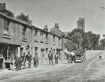 Tottenham Lane, Hornsey: voorgevels, 1893 door English Photographer