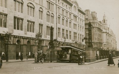 Trammetrotunnel, Bloomsbury, Londen door English Photographer