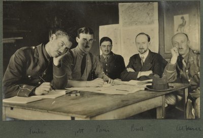 Tucker, Golt, Parijs, Bull, Atkins, ca. 1916 door English Photographer