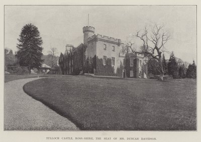 Tulloch Castle, Ross-Shire, de zetel van Mr Duncan Davidson door English Photographer