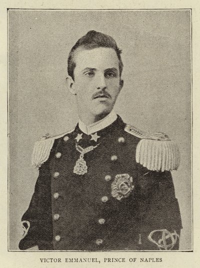 Victor Emmanuel, Prins van Napels door English Photographer